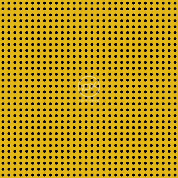 yellow in black polka